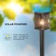 Candeeiro exterior solar LED com sensor LED/2,5W/3,7V 3000K IP54 preto