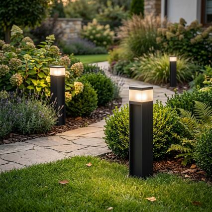 Candeeiro exterior VESPER 1xG9/5W/230V IP44 50 cm preto