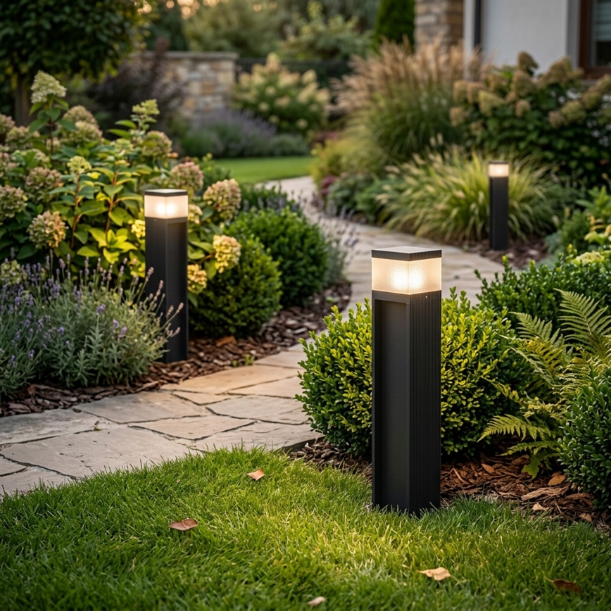 Candeeiro exterior VESPER 1xG9/5W/230V IP44 50 cm preto