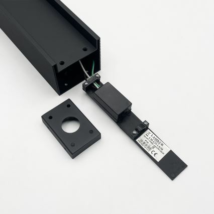 Candeeiro exterior VESPER 1xG9/5W/230V IP44 50 cm preto