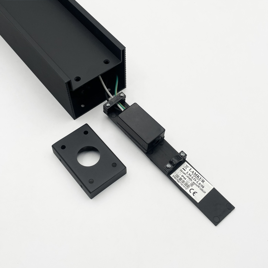 Candeeiro exterior VESPER 1xG9/5W/230V IP44 50 cm preto