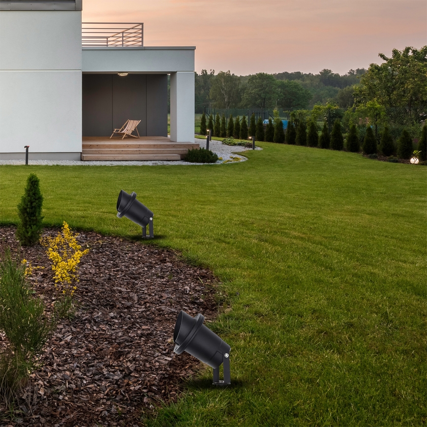 Candeeiro exterior VILO 1xGU10/60W/230V IP65 preto