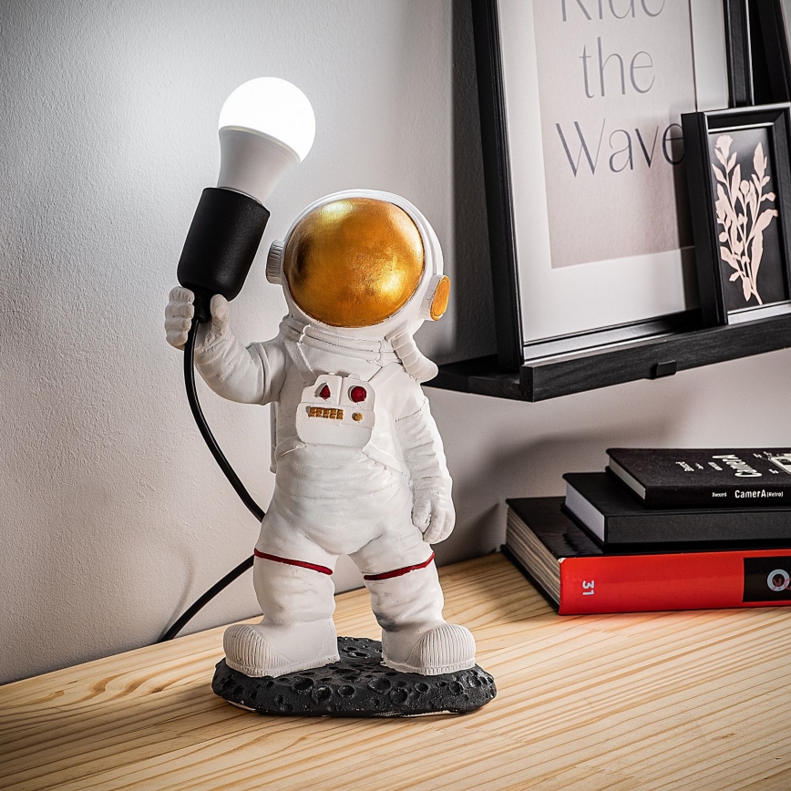 Candeeiro infantil ASTRONAUT 1xE27/40W/230V cobre/branco