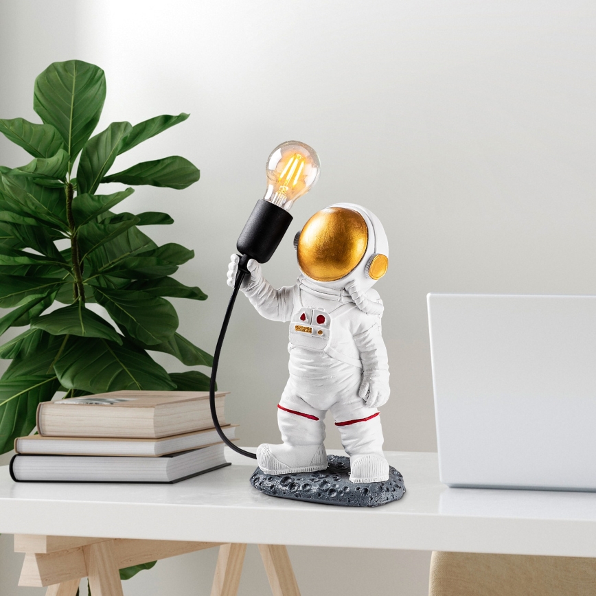 Candeeiro infantil ASTRONAUT 1xE27/40W/230V cobre/branco