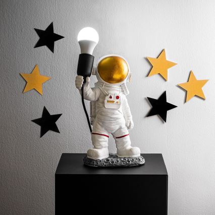 Candeeiro infantil ASTRONAUT 1xE27/40W/230V cobre/branco