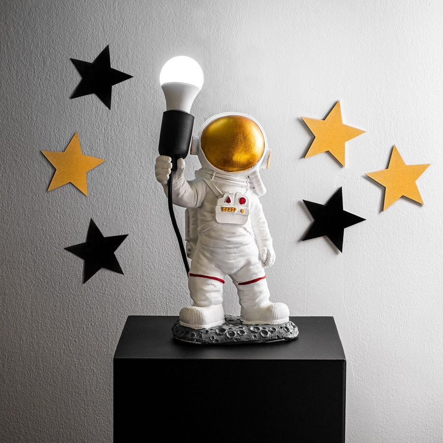Candeeiro infantil ASTRONAUT 1xE27/40W/230V cobre/branco