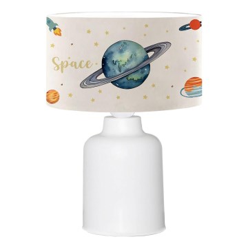 Candeeiro infantil CANDY 1xE27/40W/230V branco/multicolorido