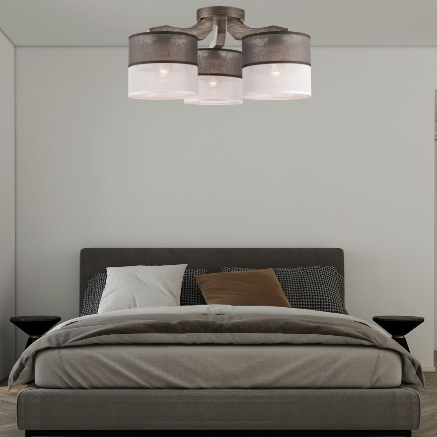 Candeeiro integrado ANDREA 3xE27/60W/230V