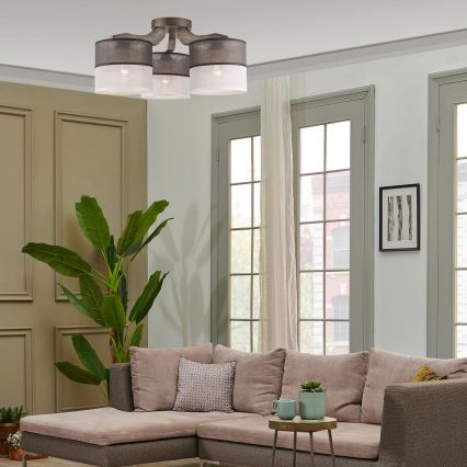 Candeeiro integrado ANDREA 3xE27/60W/230V