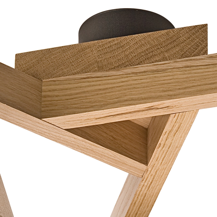 Candeeiro integrado ANTONIO 3xE14/40W/230V carvalho