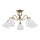 Candeeiro integrado ARIEL 5xE27/15W/230V dourado