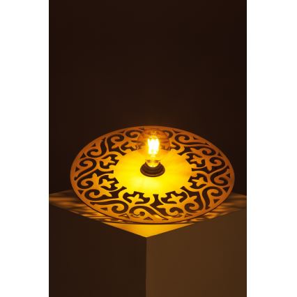 Candeeiro integrado FALCO 1xE27/60W/230V diâmetro 40 cm bege