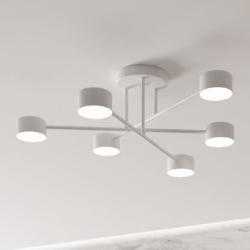 Candeeiro integrado HALO 6xGX53/8W/230V branco