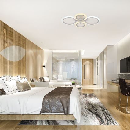 Candeeiro integrado LED com regulação LED/45W/230V 3000-6500K + comando