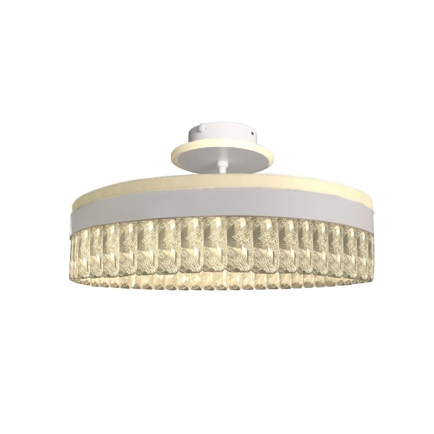 Candeeiro de cristal integrado LED com regulação LED/75W/230V 3000-6500K branco + comando