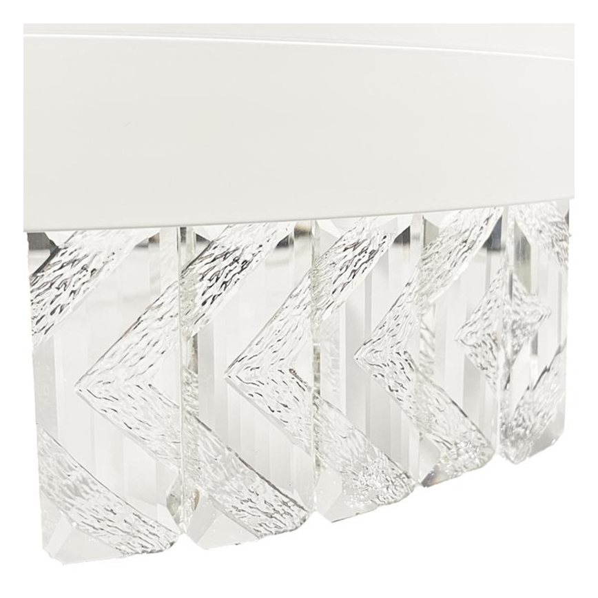 Candeeiro de cristal integrado LED com regulação LED/75W/230V 3000-6500K branco + comando