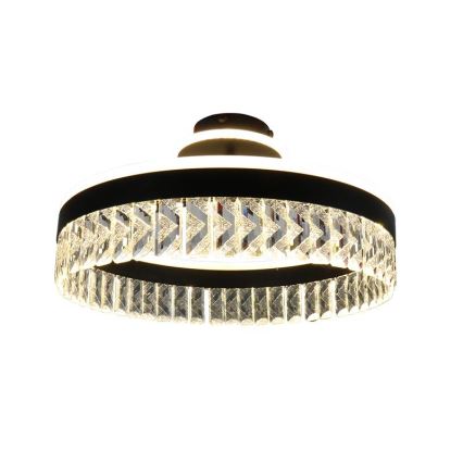 Candeeiro de cristal integrado LED com regulação LED/75W/230V 3000-6500K preto + comando