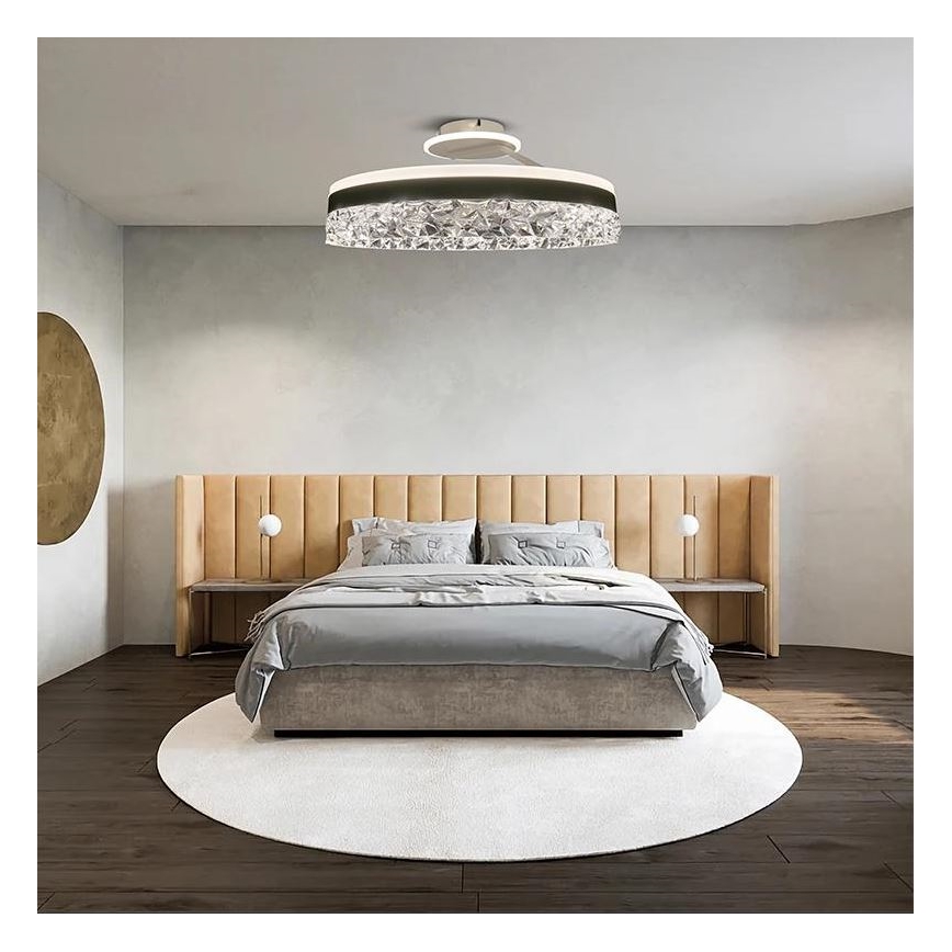 Candeeiro integrado LED com regulação LED/86W/230V 3000-6500K branco + comando