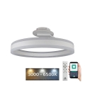Candeeiro integrado LED com regulação LED/86W/230V 3000-6500K branco + comando
