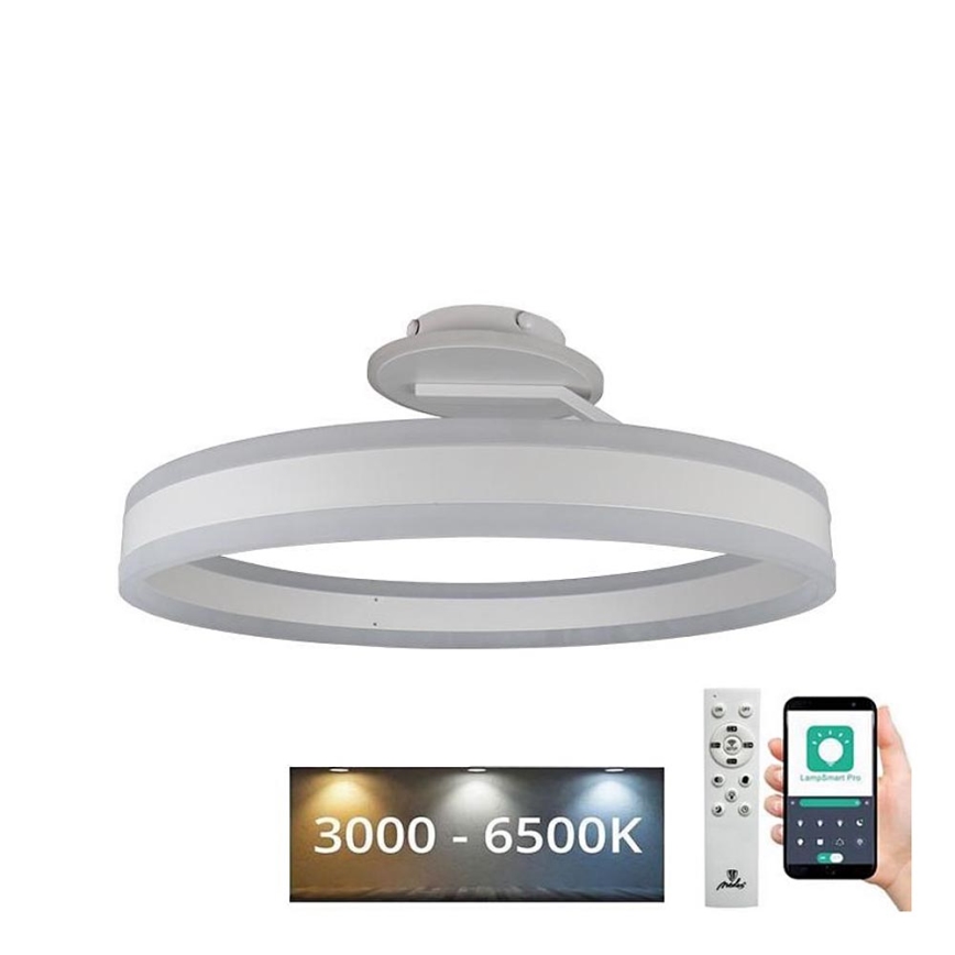Candeeiro integrado LED com regulação LED/86W/230V 3000-6500K branco + comando