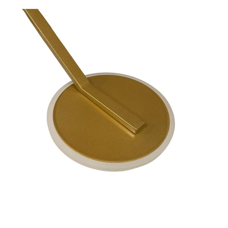 Candeeiro integrado LED com regulação LED/86W/230V 3000-6500K dourado + comando