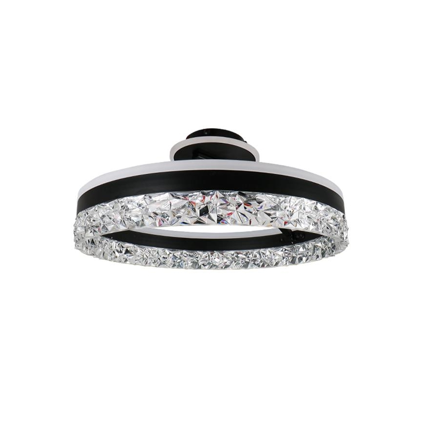 Candeeiro integrado LED com regulação LED/86W/230V 3000-6500K preto + comando