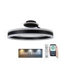Candeeiro integrado LED com regulação LED/86W/230V 3000-6500K preto + comando