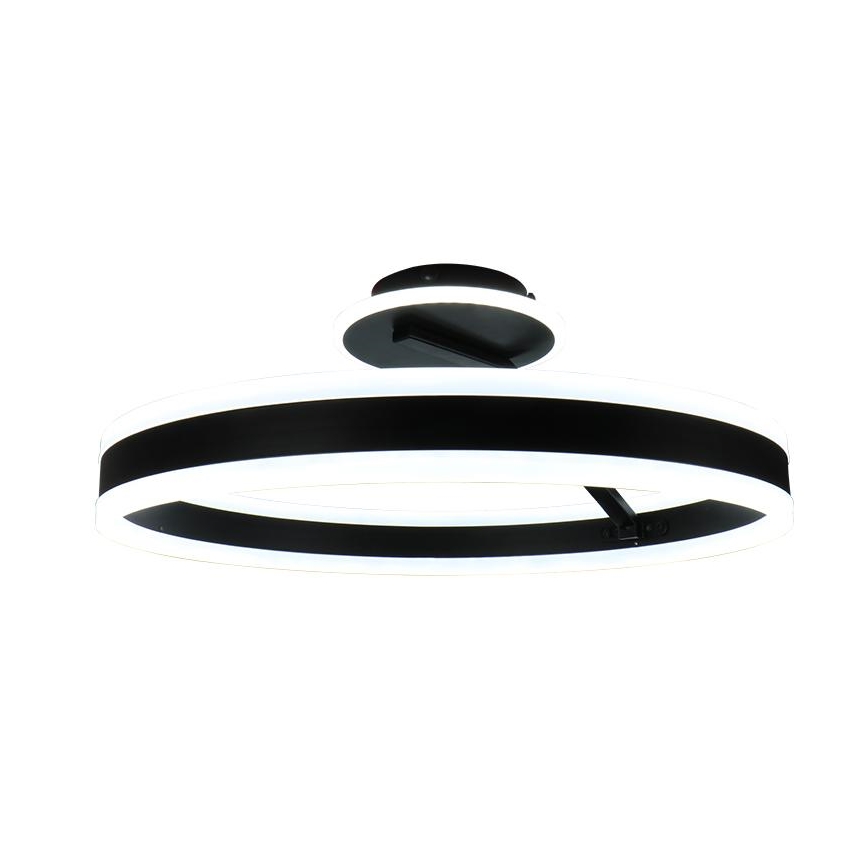 Candeeiro integrado LED com regulação LED/86W/230V 3000-6500K preto + comando