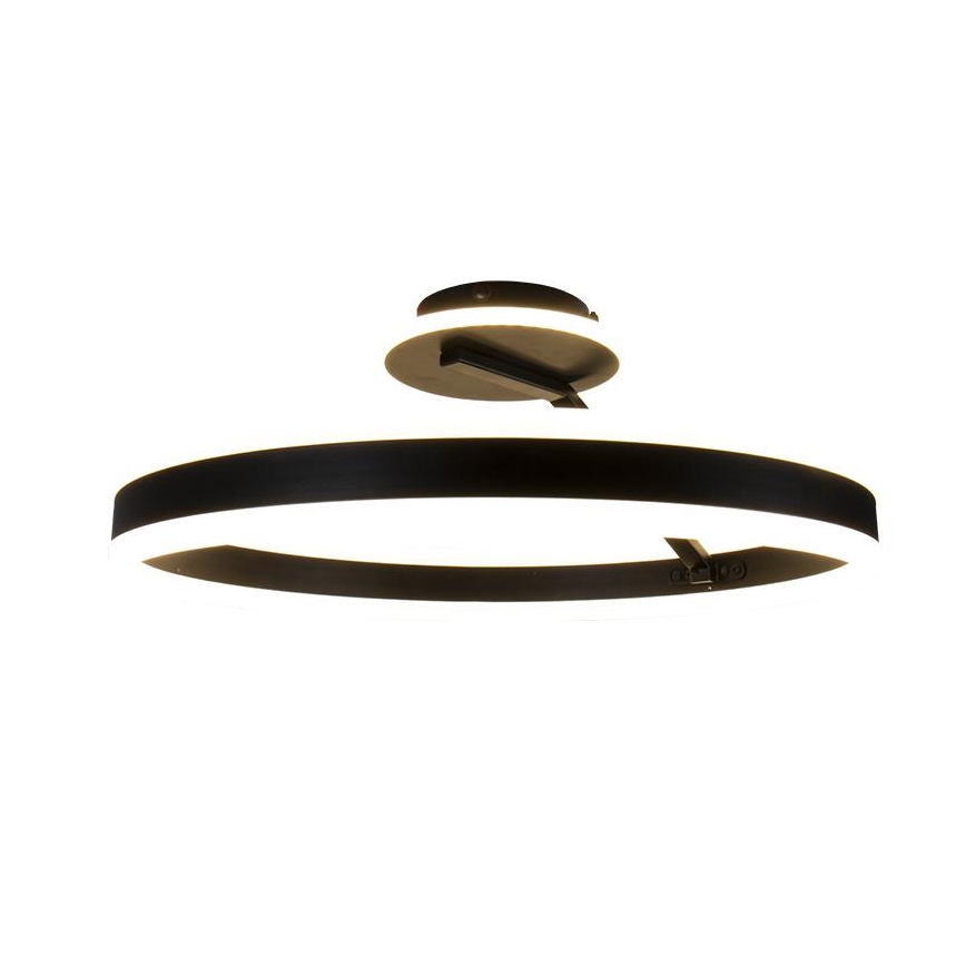 Candeeiro integrado LED com regulação LED/86W/230V 3000-6500K preto + comando