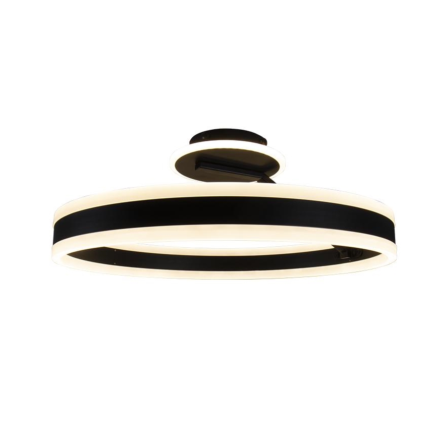 Candeeiro integrado LED com regulação LED/86W/230V 3000-6500K preto + comando