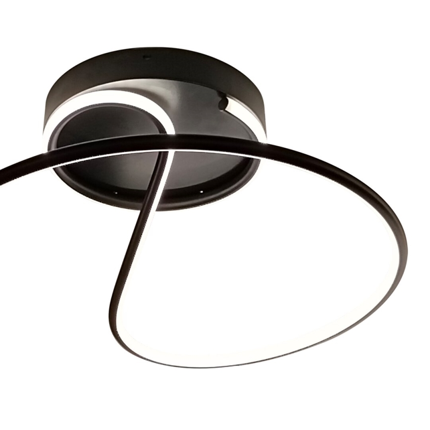 Candeeiro  integrado LED DELTA LED/30W/230V preto