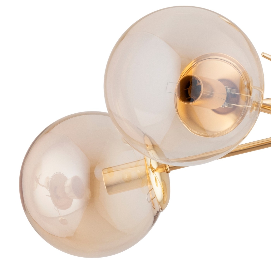 Candeeiro integrado PRIMERY 5xE14/10W/230V dourado