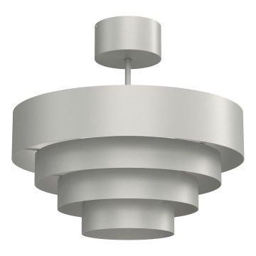 Candeeiro integrado RINGS 1xE27/15W/230V cromado brilhante