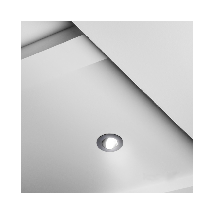 Candeeiro LED de embutir BRINO 3/5/7W 230V 3000/4000/6500K preto