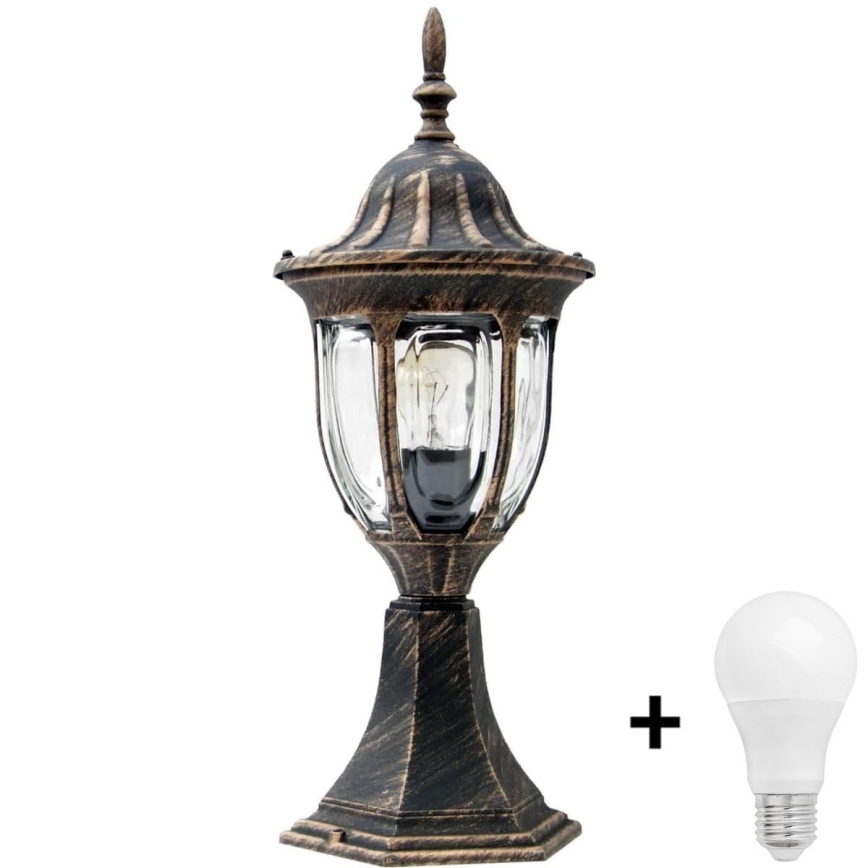 Candeeiro LED de exterior FLORENCJA 1xE27/10W/230V IP43