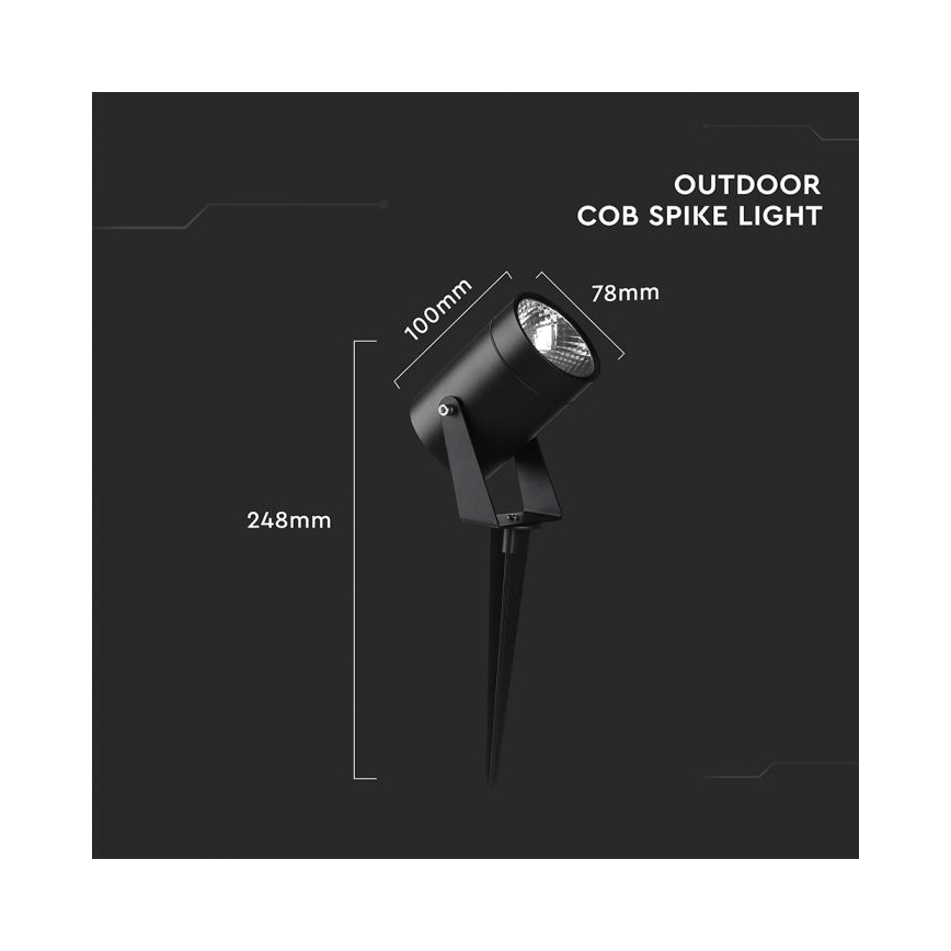 Candeeiro LED de exterior LED/10W/230V 4000K IP65