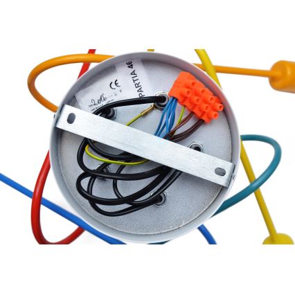 Candeeiro LED integrado de criança OXFORD 5xE27/15W/230V