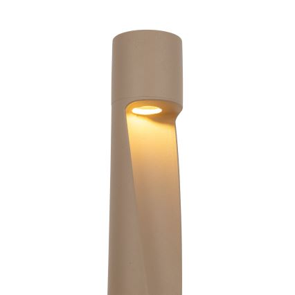 Candeeiro LED para exterior SENA L LED/5W/230V IP65 80 cm bege