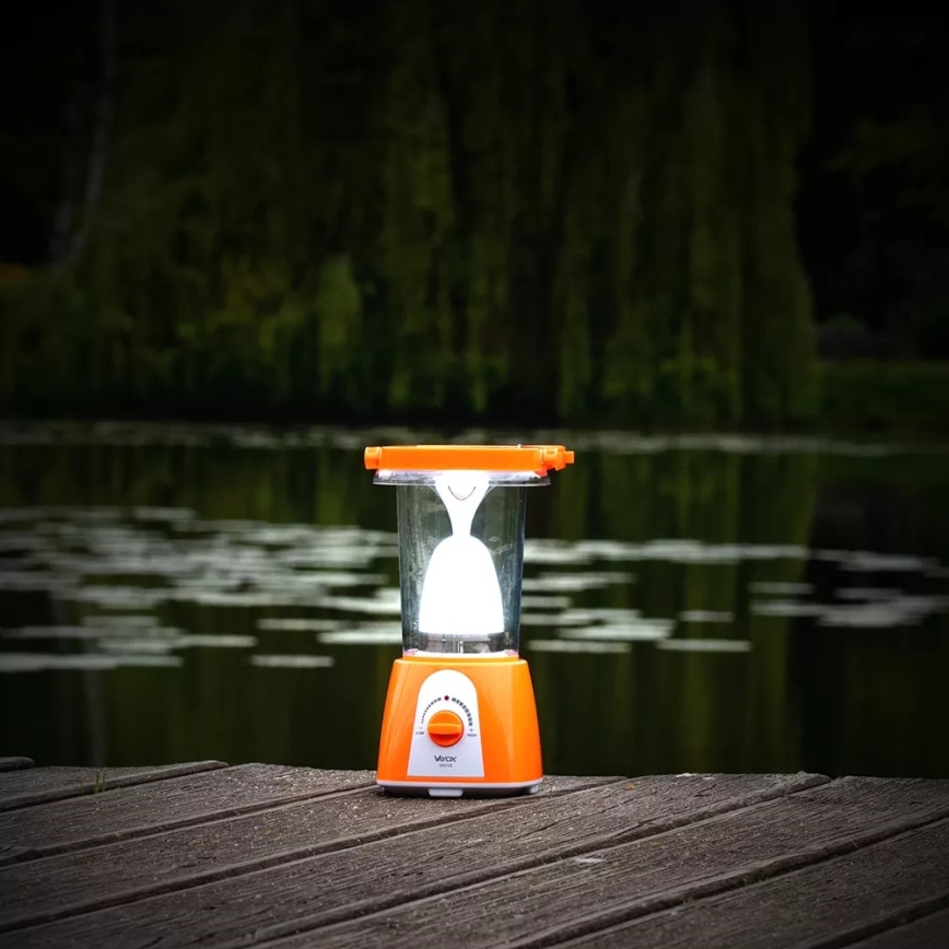 Candeeiro LED solar com regulação e função power bank LED/230V 710 brilhante 1600 mAh