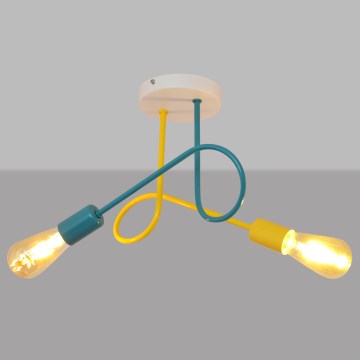 Candeeiro montado na superfície de criança OXFORD 2xE27/15W/230V