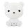 Candeeiro noturno de criança LED com regulação 2,5W/230V urso de peluche branco