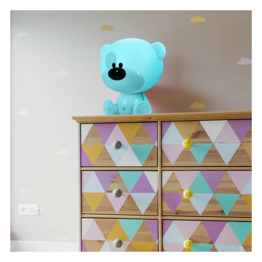 Candeeiro noturno infantil LED com regulação BIBI 2,5W/230V