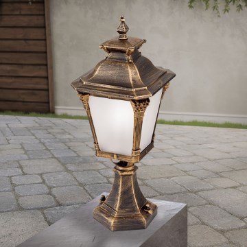 Candeeiro para exterior AIKO 1xE27/60W/230V, 59 cm, IP23, bronze/pátina
