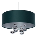 Candeeiro pendente BUBBLE com cabo, 1x E27 (máx. 60W, 230V), Ø 50 cm, verde