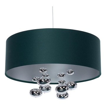 Candeeiro pendente BUBBLE com cabo, 1x E27 (máx. 60W, 230V), Ø 50 cm, verde