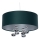 Candeeiro pendente BUBBLE com cabo, 1x E27 (máx. 60W, 230V), Ø 50 cm, verde