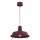 Candeeiro pendente CLASS 1xE27/15W/230V borgonha