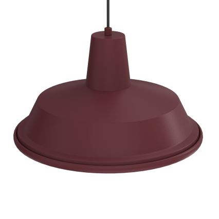 Candeeiro pendente CLASS 1xE27/15W/230V borgonha