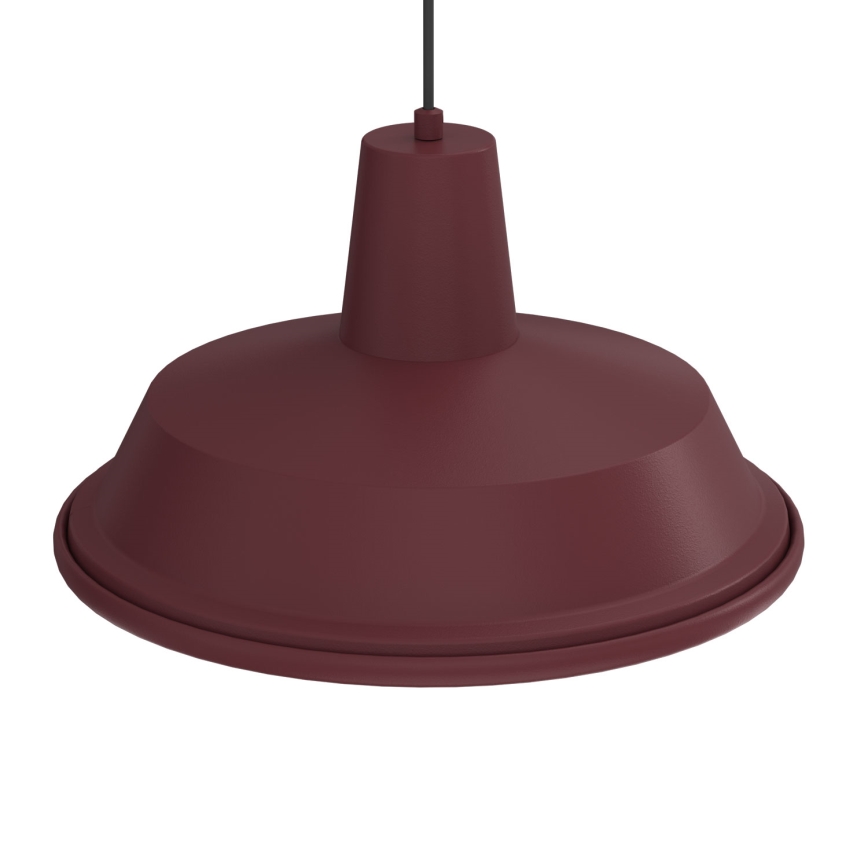 Candeeiro pendente CLASS 1xE27/15W/230V borgonha