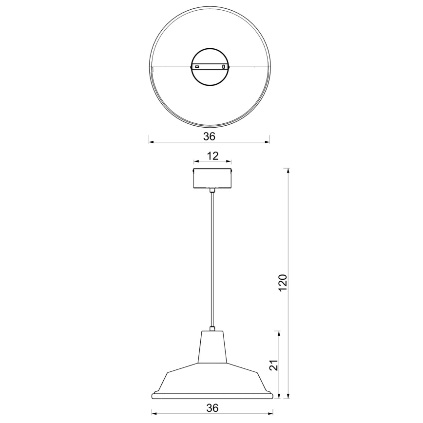 Candeeiro pendente CLASS 1xE27/15W/230V borgonha